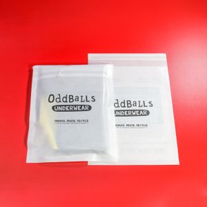 Custom Printed Glassine Paper Bags with Self Seal Closure