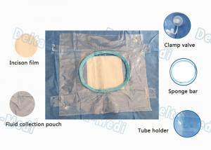 China Disposable Surgical C - Section Packs, Obstetric pack integrated Fluid Collection Bag with Cable Holder wholesale