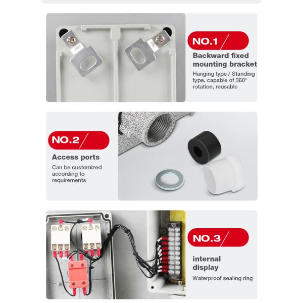 Explosion-Proof Operation Panel IP66 Explosion Proof Corrosion Proof Control Station IIC ATEX Enclosure Control Box Flameproof Equipment