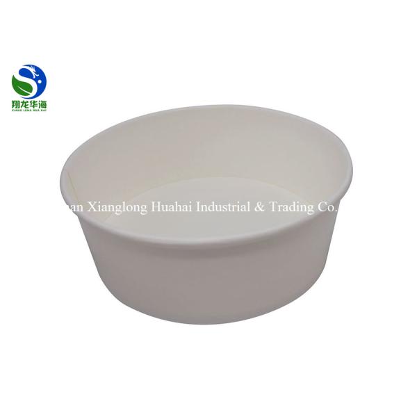 Porridge Single Use Personalized Paper Salad Bowl Eco - Friendly Food Grade
