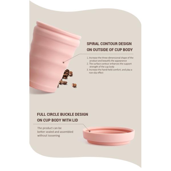 Silicone Water Cup 8oz / 12oz / 16oz Non Toxic BPA Free Reusable Durable