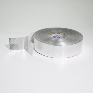 China Acrylic Heat Resistant Self Adhesive Aluminium Foil Tape 25M Length Silver Color wholesale