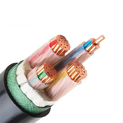 Flame Retardant 0.6kV 16A Low Voltage Direct Burial Cable 4 Core Copper Power Cable