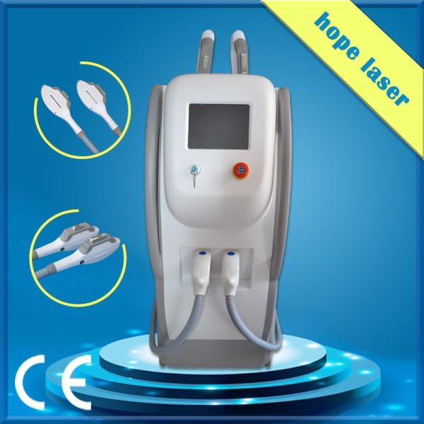 2 Handles Vertical SSR SHR Elight Acne Removal Machine Facial Skin Care Machines