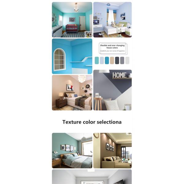 EINECS No. 201-177-9 All Color Optional 20KG/BUCKET Building Coating Velvet Art Paint