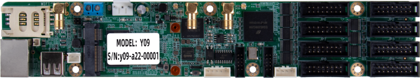 Sysolution Android Control Card Y09 60,000 Pixels 8 HUB75 Ports Android 9