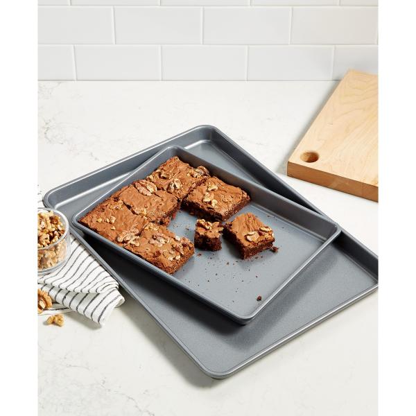 RK Bakeware China 16 Gauge 1.2mm Aluminium Nonstick Sheet Pan / Non Stick Baking Tray Flat Baking Tray