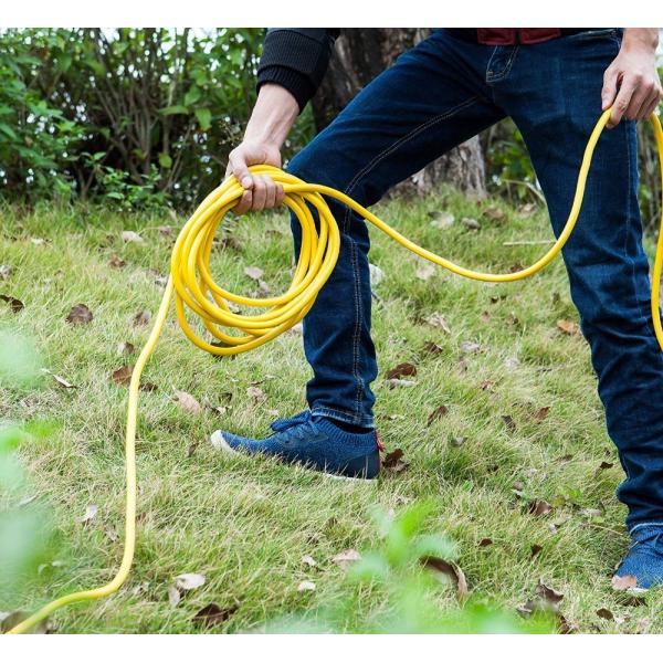 12/3 25ft Power Retractable Electrical Cable Wire Harness Heavy Duty Waterproof 220v