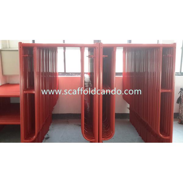 Construction material galvanized painted scaffolding main frame,door frame 1219