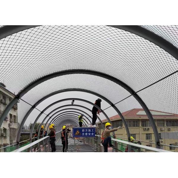 Stainless Steel Wire Rope Net 60*60mm Zoo Rope Netting SS Cable Mesh