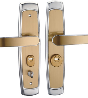 Stainless Steel High Security Handle lock Residential Locks Double Mortise Lock