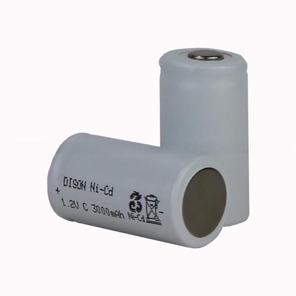 High Low Temperature Ni Cd Rechargeable Battery D KRH33/62 2.4V 3.6ah