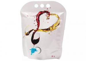 China BPA Free Bib Bag In Box Aluminum Dispenser Wine Packing With Tap wholesale