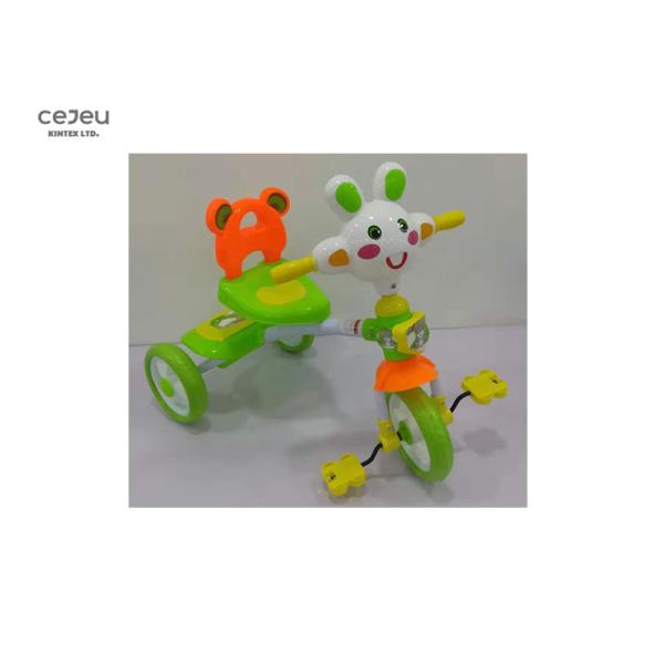 Rabbit Age 3 Pedal Kid Riding Tricycle With EVA Wheel 12kg