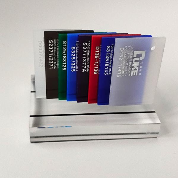 Colorful Acrylic PMMA Sheets Respect 5 Mm For Outdoor Sign Board
