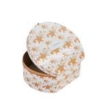 Fashion Round Suitcase Hat Box Paperboard Suitcase Box With PU Handle For
