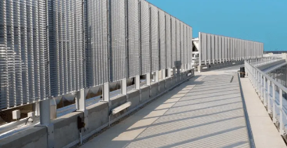 1.2 M Width Serrated Swage Locked Steel Walkway Grating For Industry Platform