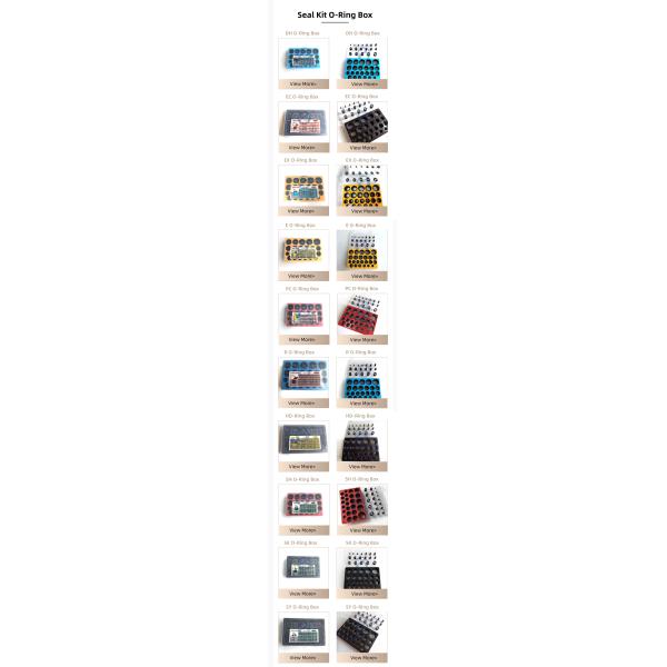 656 PCS 320B 320C 312 300 O-Ring Box Rubber Repair Seal Kit Excavator Hydraulic Seal