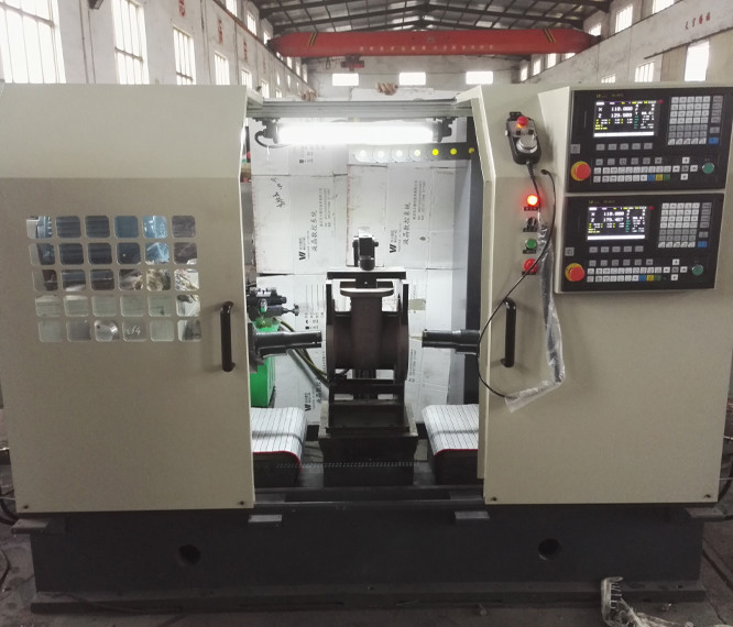 Special Hard Seal Gate Valve CNC Boring Milling Machine 2800KG 400mm Machining