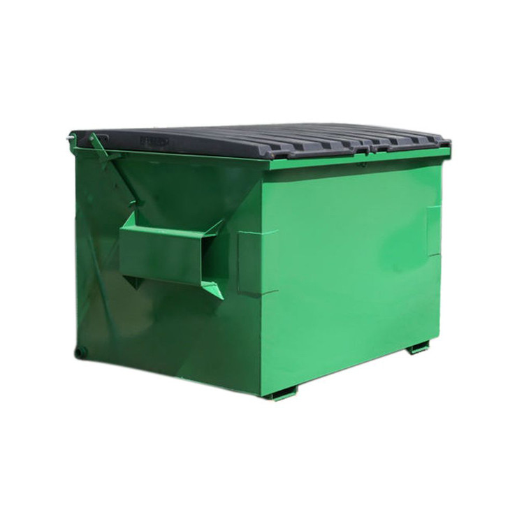 China 1.5m Open Top Waste Skip Bins Stackable Waste Management Skip Bins wholesale