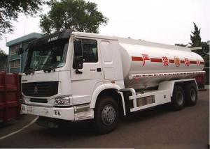 China Fuel Oil Tank Truck 20 Tons , 6X4 LHD Euro2 290HP Mobile Fuel Trucks wholesale