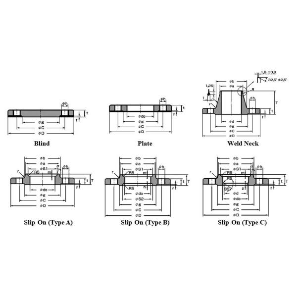 JIS B2220 30K Flange Dimensions JIS B2220 30K Flange Dimensions
