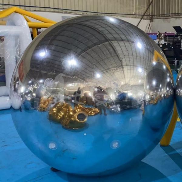 Anging Inflatable Mirror Ball Mirror Balloon Giant Mirror Sphere For Decoration Sealed Gold/Silver Ball