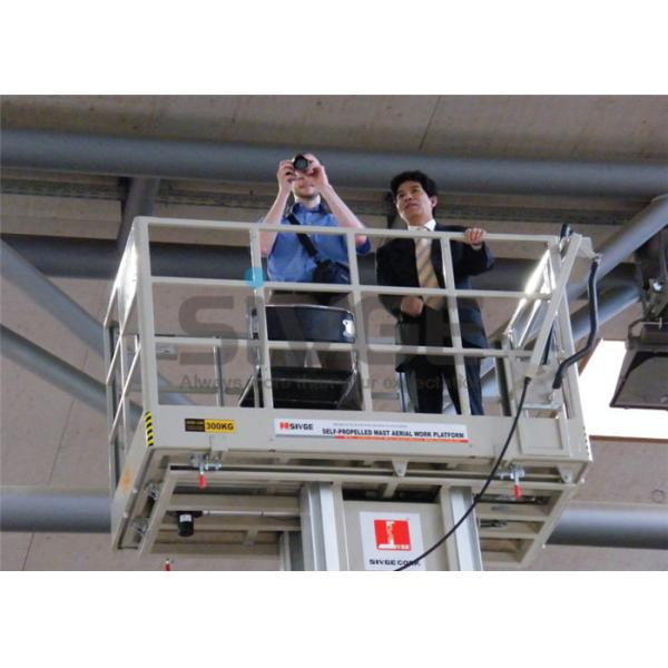Four Mast Self Propelled Aerial Work Platform 10m For Continuous Aerial Working
