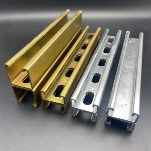 China Gold Zinc Custom Back to Back Unistrut Channel wholesale