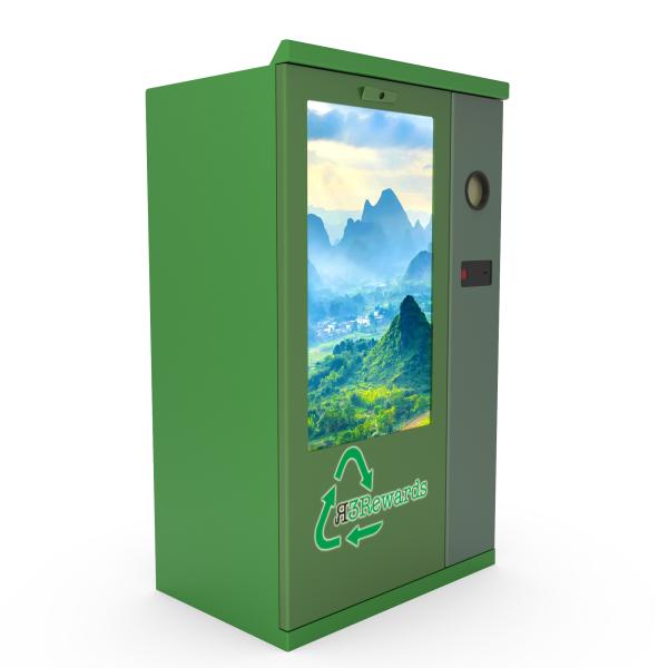 Commercial Supermarket Indoor Circle RVM 761 RVM Recycling Machines