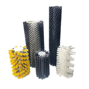 China Customized Nylon Cylindrical Industrial Rotating Brush Cleaning Roller wholesale