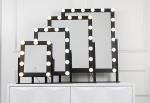 50x60cm Big Size 18pcs Led MakeUp Mirror With Time Function Optional