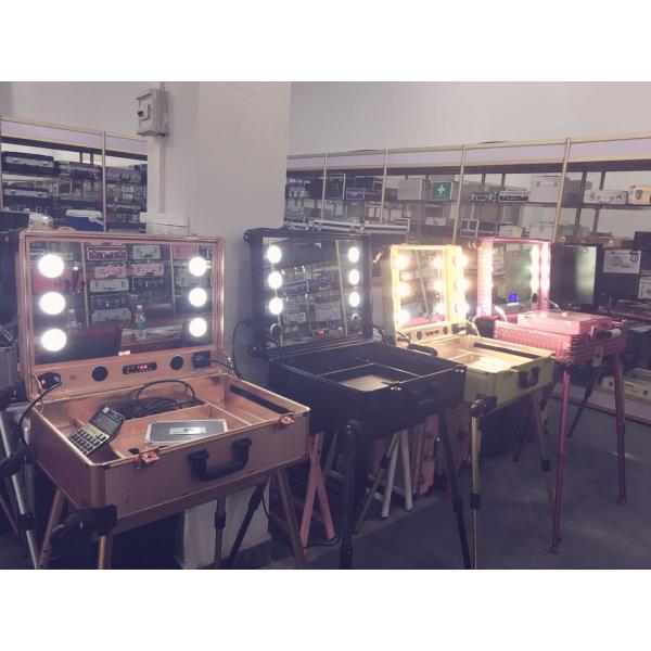 Professional 7 In 1 Makeup Vanity Case Separable & Portable , 8 Locks With 2 Keys