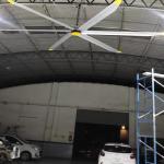 BLCD Motor 5.0m 16FT Large Air Flow HVLS Ceiling Fan for Air Cooling and