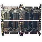 6 Layer MSATA Circuit Board PCB Black Solder Mask FR4 TG150