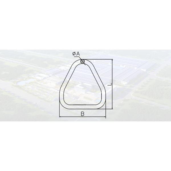 SLR140-ALLOY TARIANGLE RING FOR WEB SLING