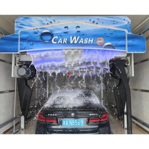 Buy cheap Single Arm Touchless Car Wash Equipment With 6 Dryers And 8m Lx5mm Rail Size from wholesalers