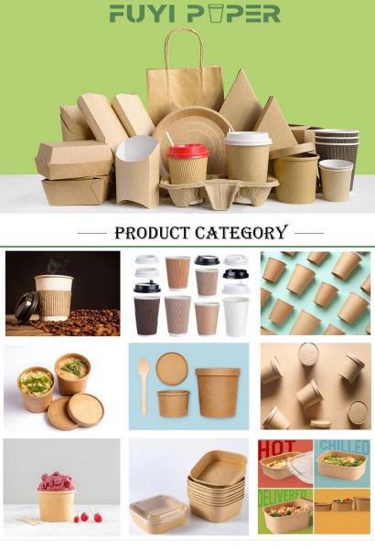 Cheap Custom Eco-friendly Food Grade Recyclable PLA Coated 1000ml Disposable Paper Bowl