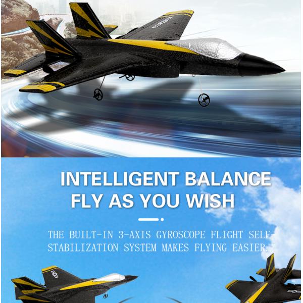 2.4G 2CH Fx635 Fixed Wing EPP Foam RC Glider Airplane F35 RTF Remote Control Plane Model with AA*2 Controller Battery