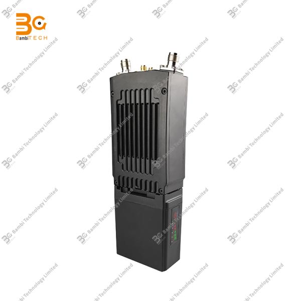 Ground line-of-sight transmission 5 km mesh ad hoc network single-soldier radio wireless image transmission receiver, relay