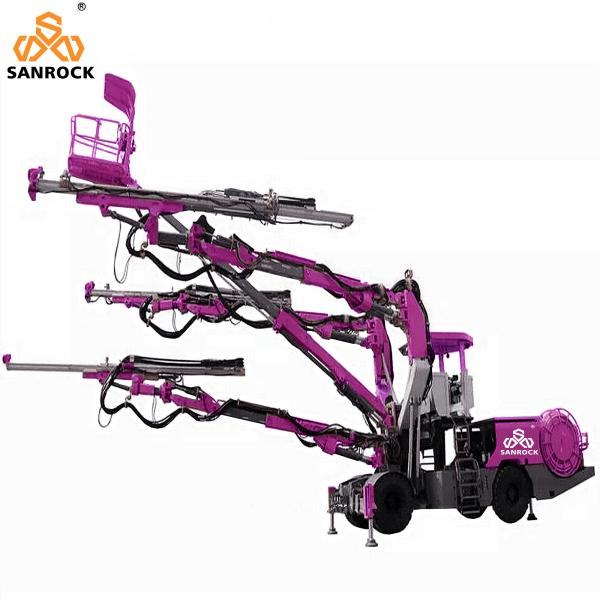 Tunnel Excavation Rock Drilling Rig Mining Equipment Jumbo Underground Drilling Machine