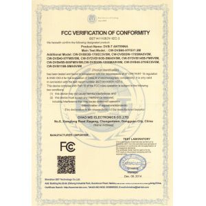 Dongguan Chaowei Electronics Co., Ltd Certifications