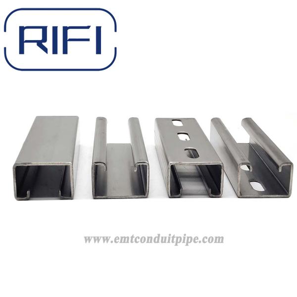 1 5 8 Strut Channel SS 304 SS316 SS Unistrut With For Commercial Metal