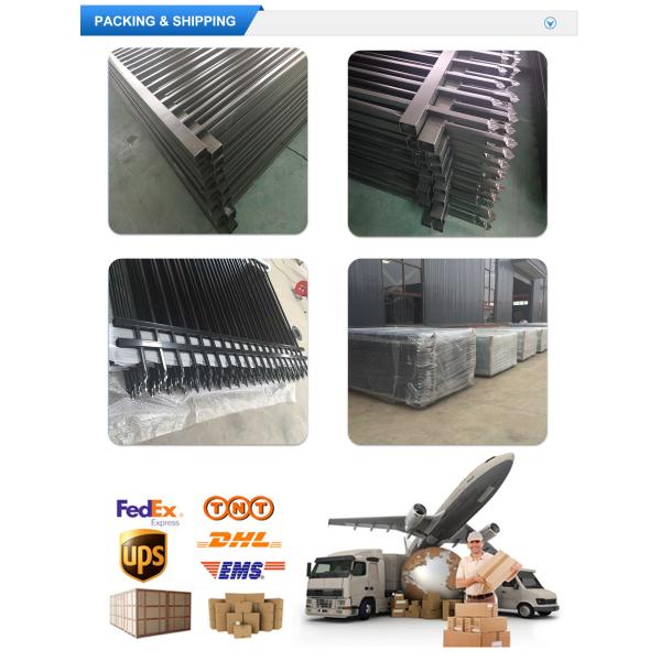 Tubular Fencing Picket 19mmx19mm x1.00mm 1800mmx2400mm come with 40mmx40mmx1.2mm 2 rails frame