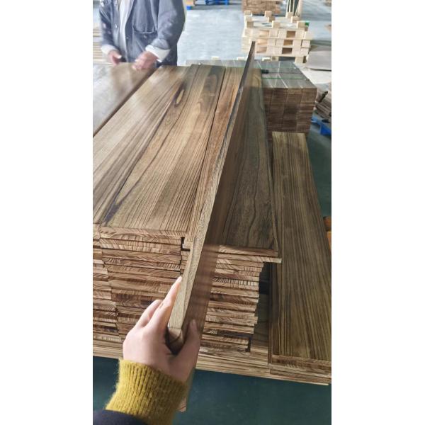 100mm-2440mm Length Wall Shelf Floating Shelf Storage Rack Burnt Paulownia Wood Board