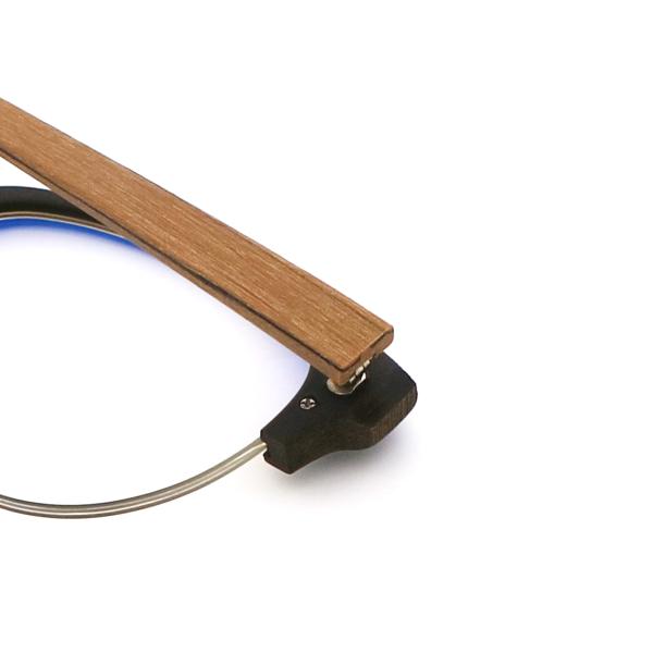 Handmade Retro Wood Grain Acetate Optical Glasses Frame MR H002