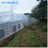 Reinforced Plastic Sheeting Greenhouse For Tropical Climate Prefabricated for sale