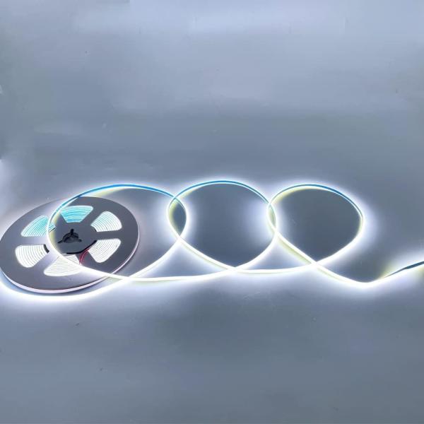 Super Narrow 3MM Width COB LED Strip Lights 400Leds/m Dimmable 5m Longer Lifespan