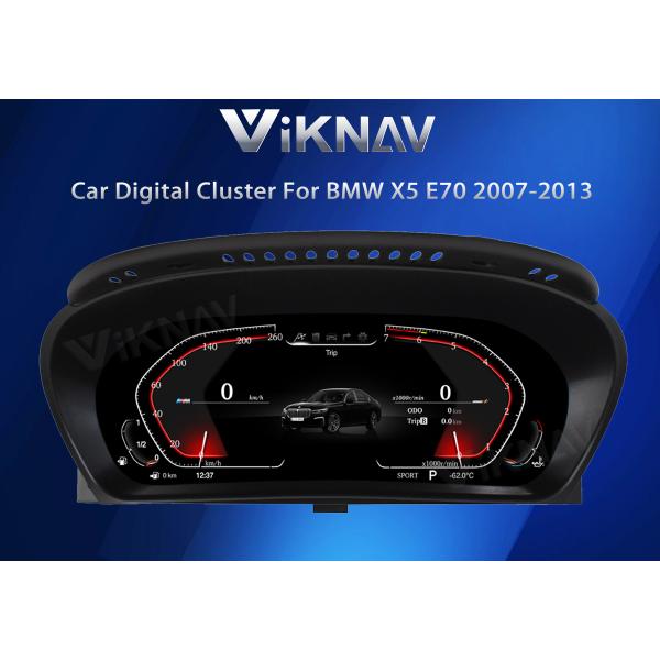 VIKNAV 12.3" Digital Instrument Cluster for BMW X5 E70 2007-2013 Linux system