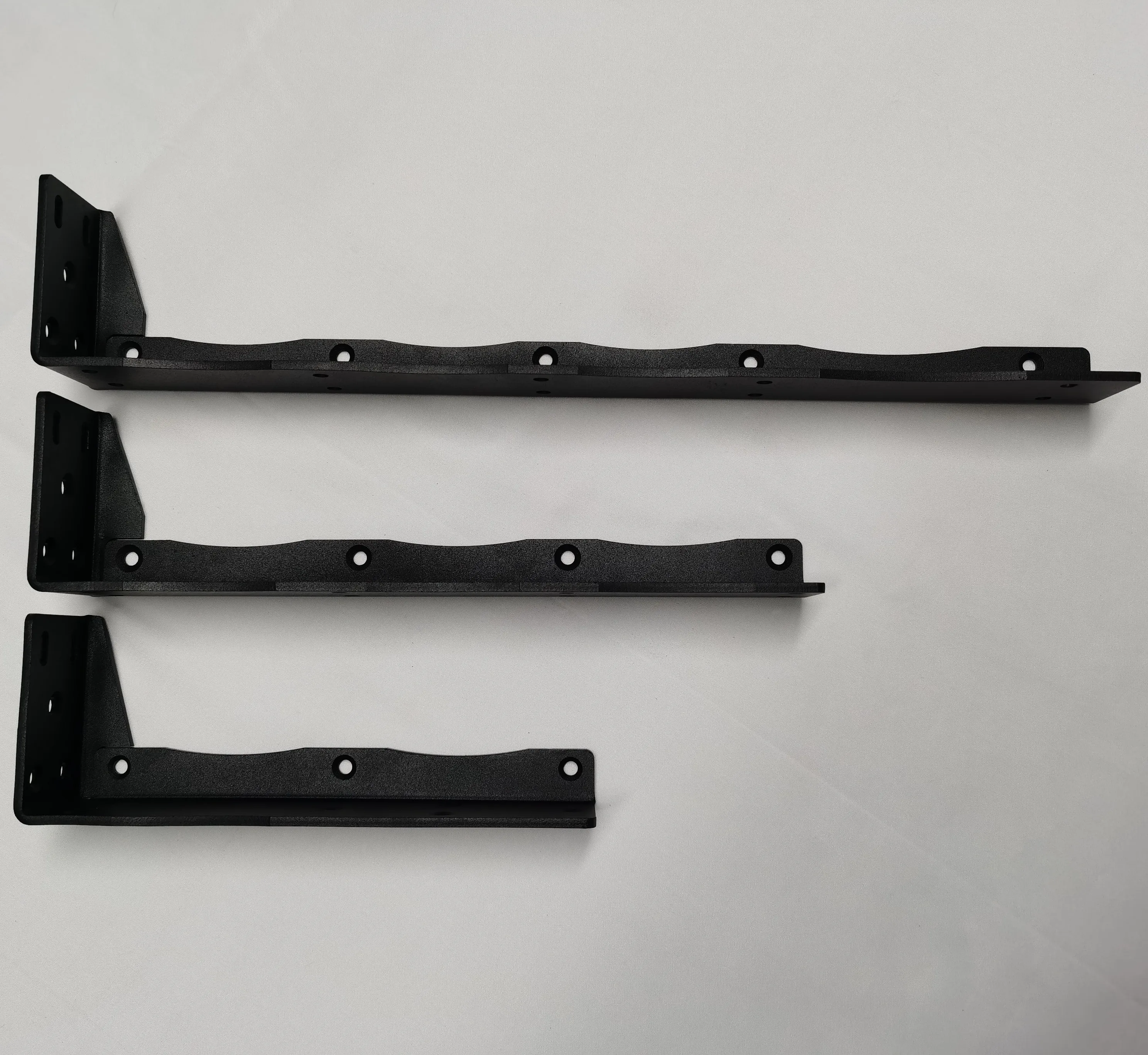 Floating Cabinet Shelf Support with Heavy Duty Metal Joint Angle Wall Mounted Bracket